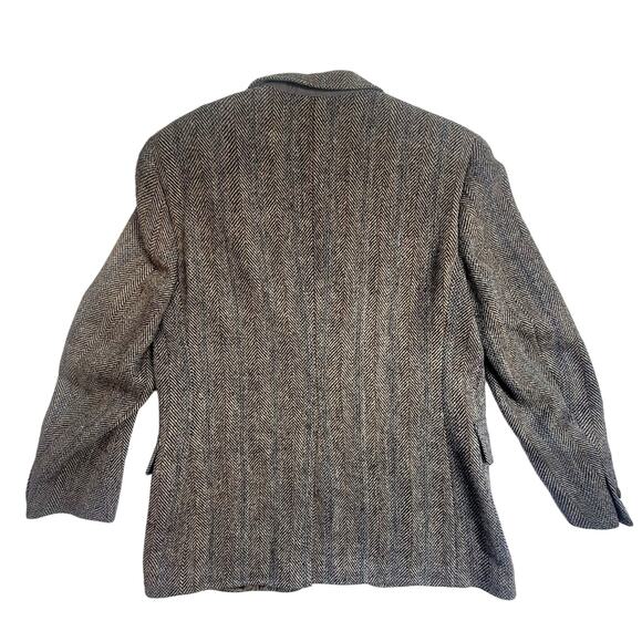 Harris Tweed Young Quinlan Vintage Hand Woven 100% Virgin Scottish Wool Jacket - Picture 6 of 16